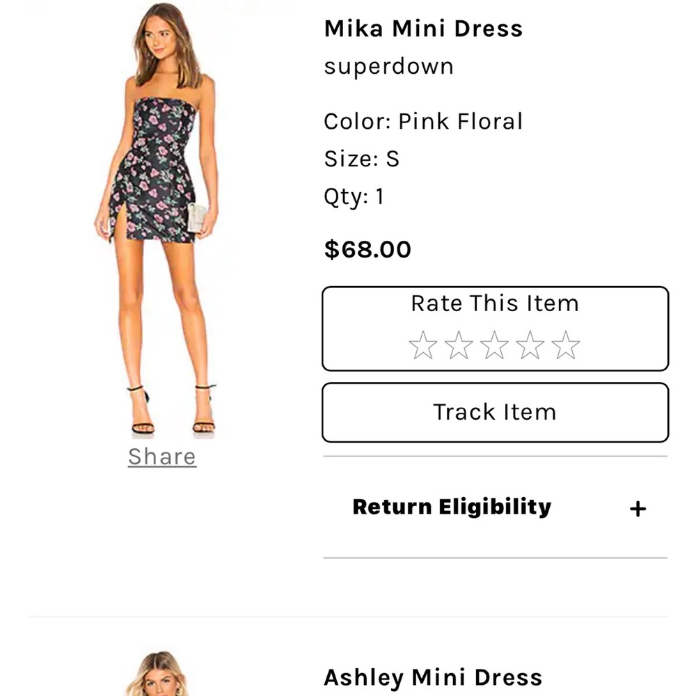 Revolve floral Dress